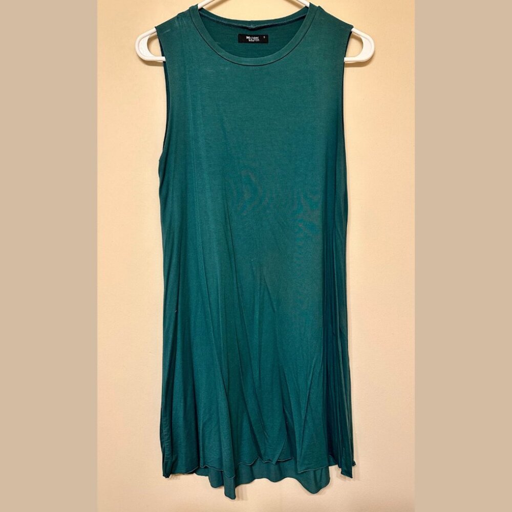 Michael Lauren Green Mini Dress